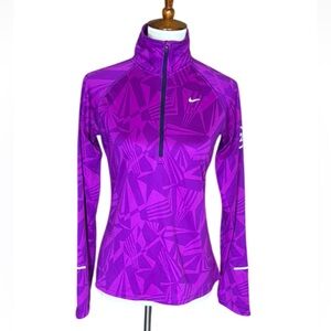 Nike Dri-Fit running top with reflective details Size Medium Magenta / pink